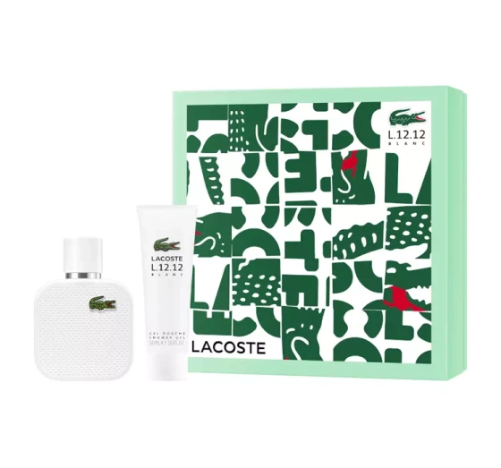Lacoste L.12.12. Blanc woda toaletowa spray 50 ml   żel pod prysznic 50 ml