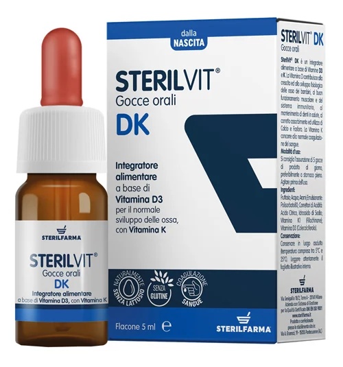 STERILFARMA Sterilvit Dk druppels 5 ml glutenvrij