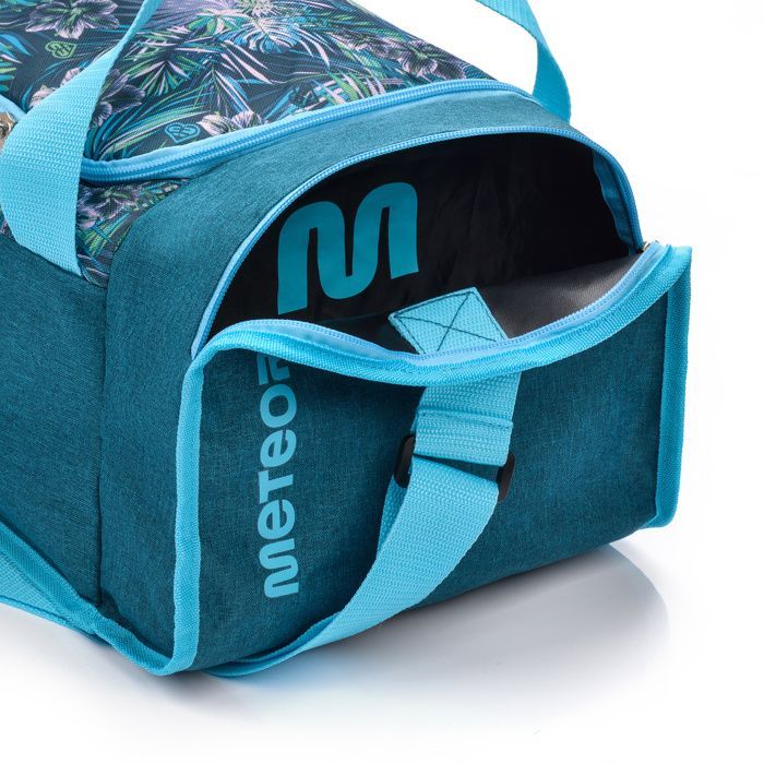 METEOR Nanuq Sports Bag - Compact Design - Multiple Pockets - 20 L - Leaf Pattern