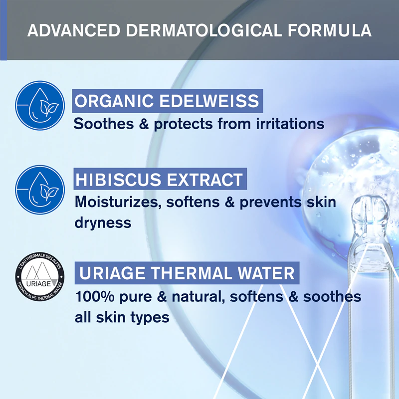 O Shampoo Uriage Bébé 1st é um shampoo suave para crianças que desembaraça o cabelo com facilidade.