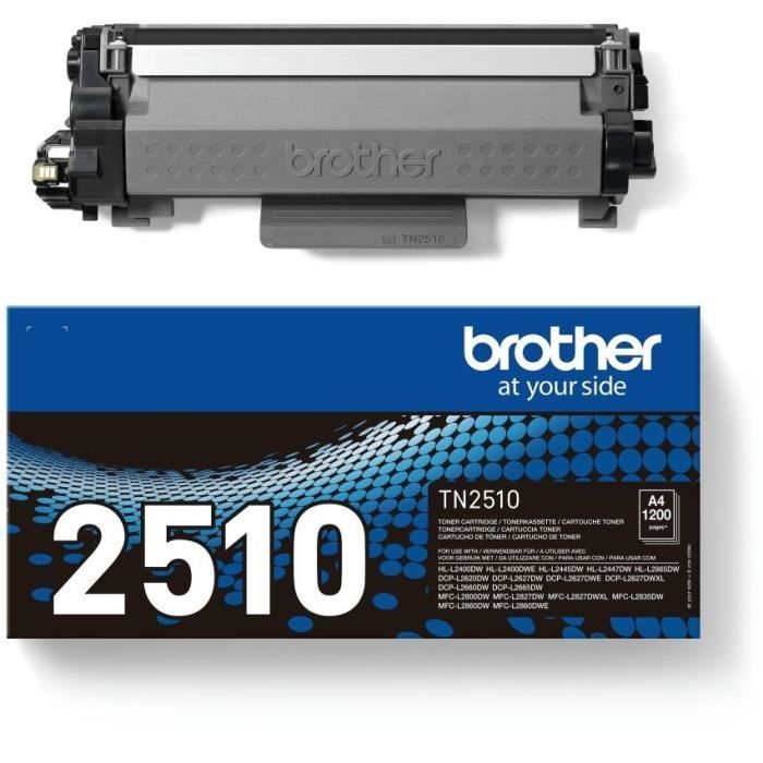 Tóner negro estándar Brother TN2510 - 1200 páginas