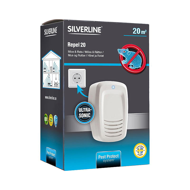 Repelente para ratones y ratas Silverline 20