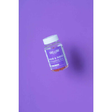 „Chic&Love“ vitaminų papildas plaukams ir nagams, 60 guminukų, 60 guminukų