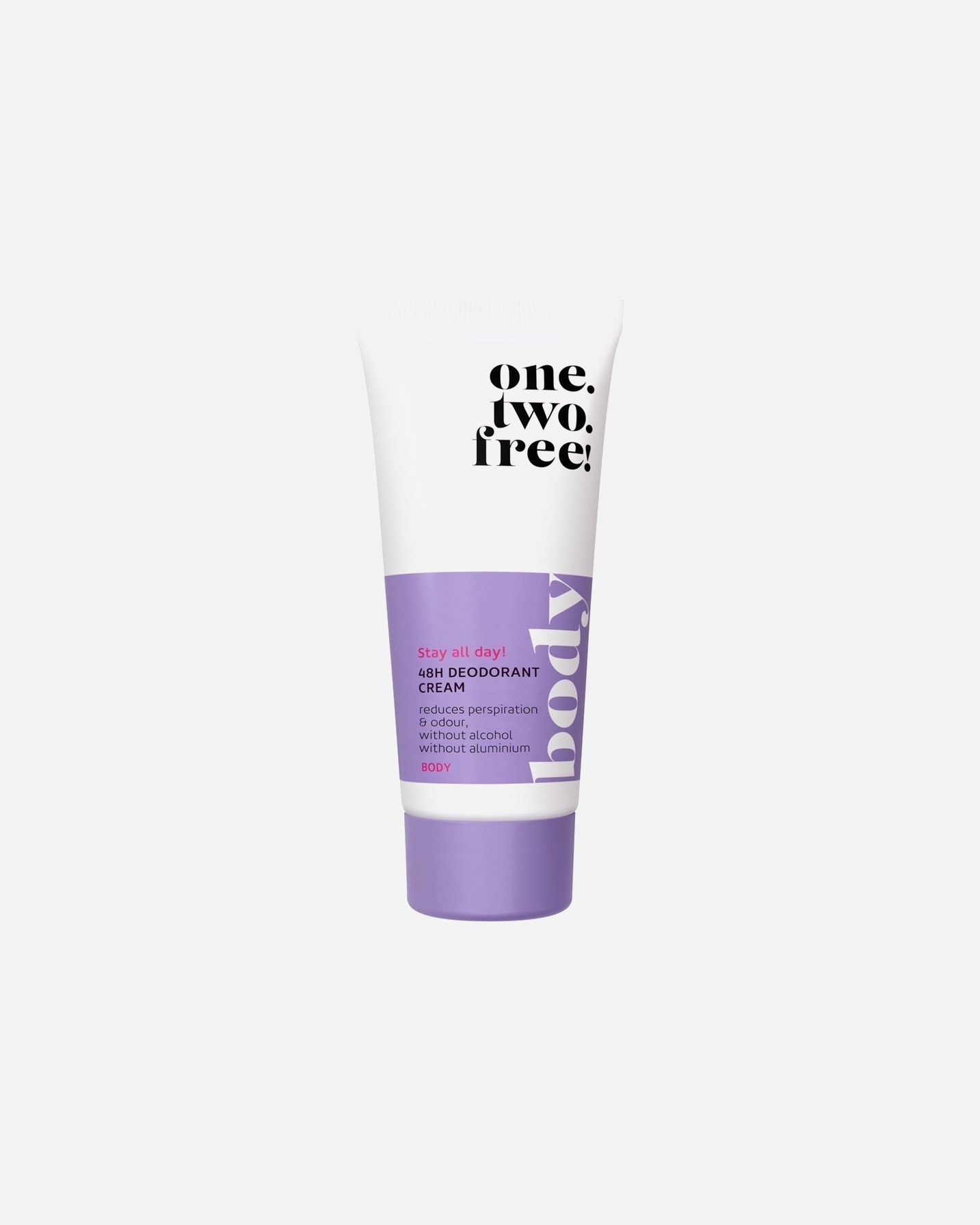 one.two.free! Deodorant 48H Deodorant Cream - 60 ml