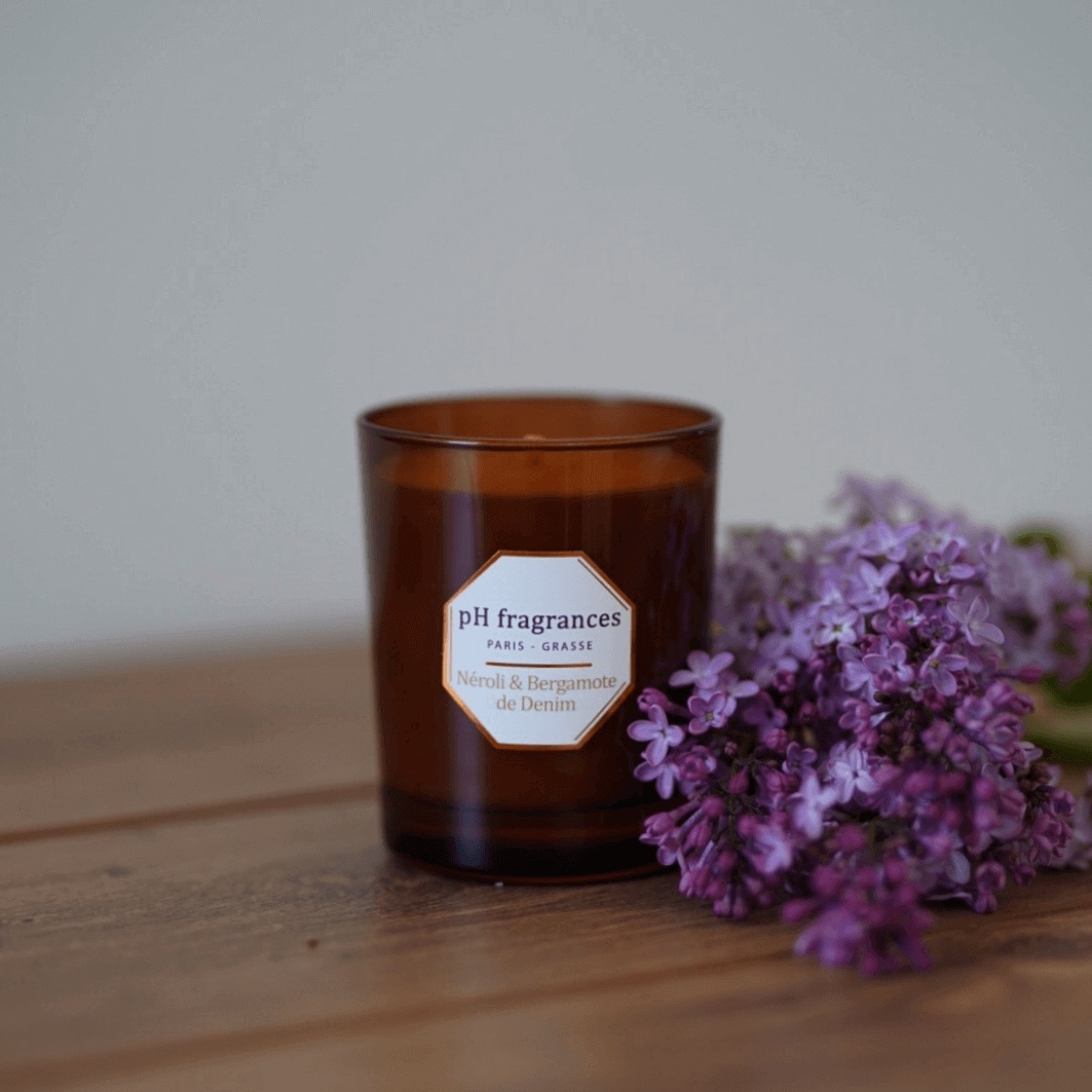 Dišeča sveča pH Neroli & Bergamote de Denim - 180 g