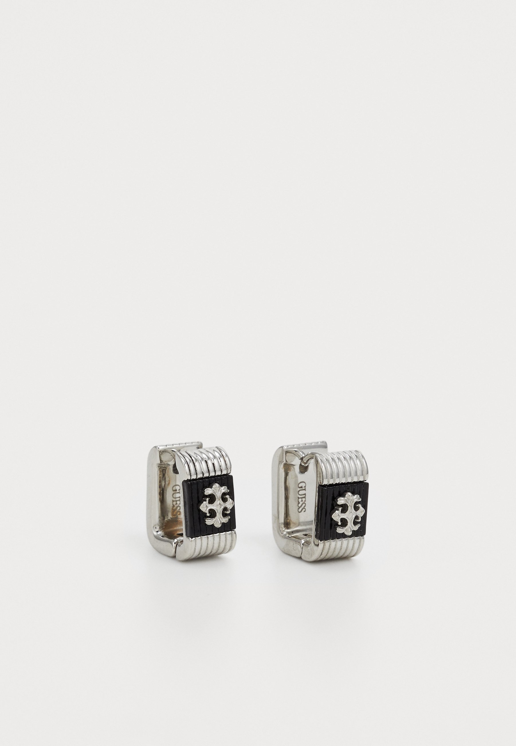Guess REBEL MOON - Oorbellen - zilverkleurig/zwart