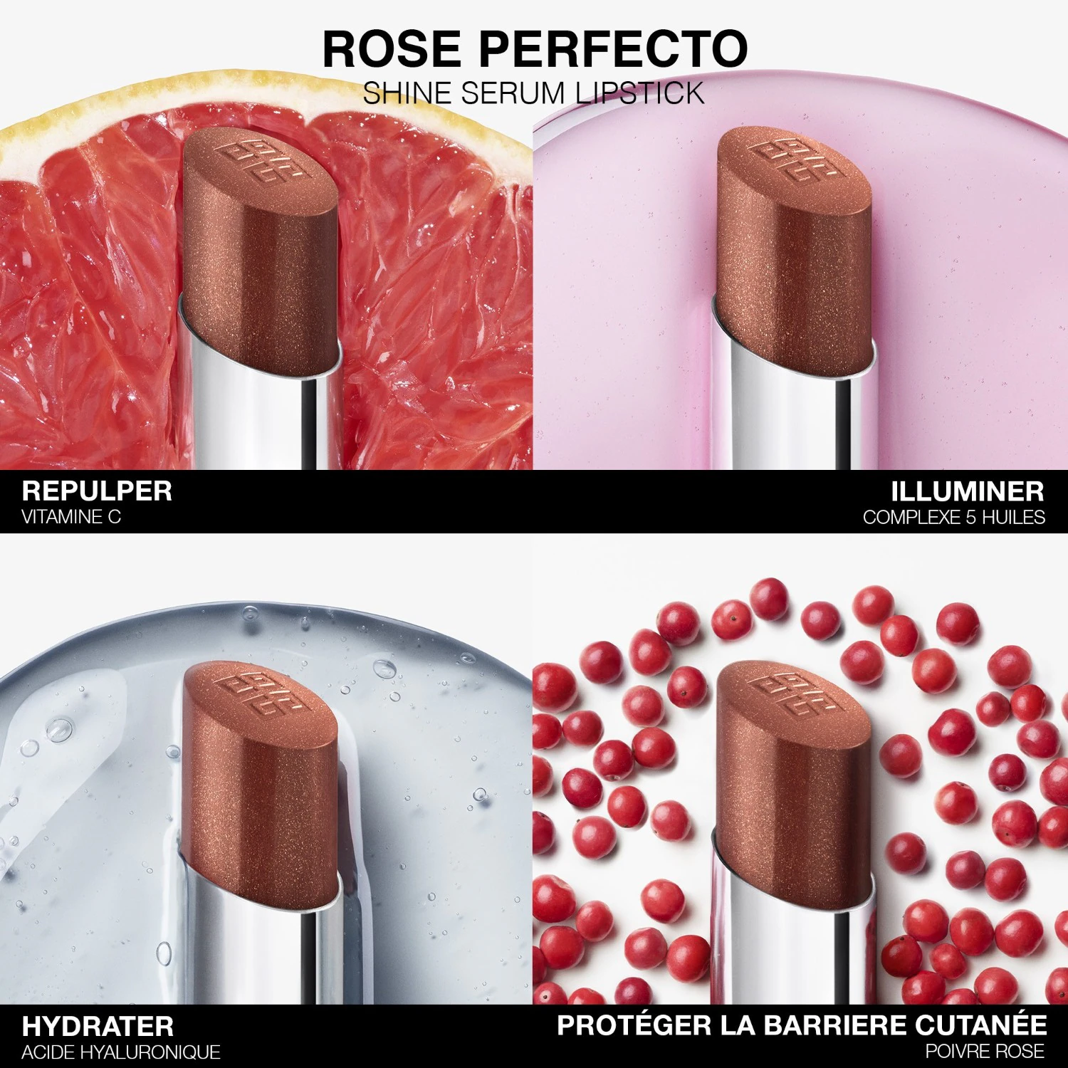 Givenchy Rose Perfecto Shine Serum Lipstick