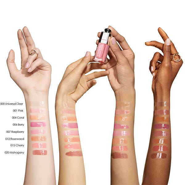 Rozjasňující olej na rty Dior Addict