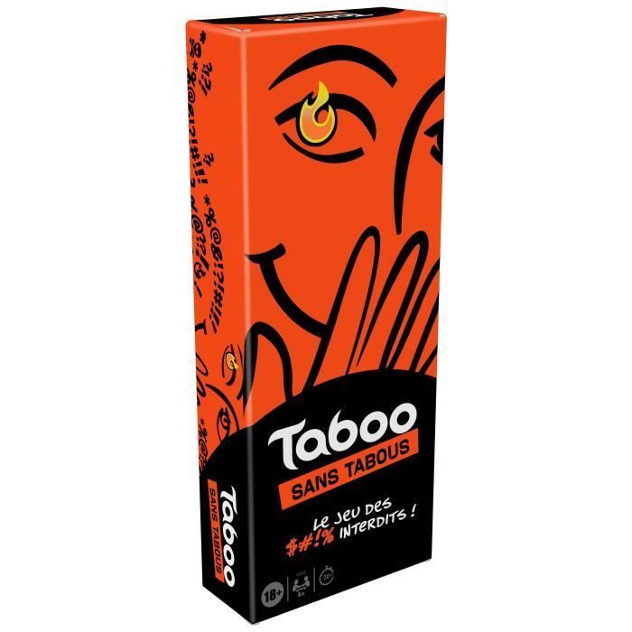 Taboo sans tabous, jeu de société adulte, le jeu des mots interdits, à partir de 18 ans