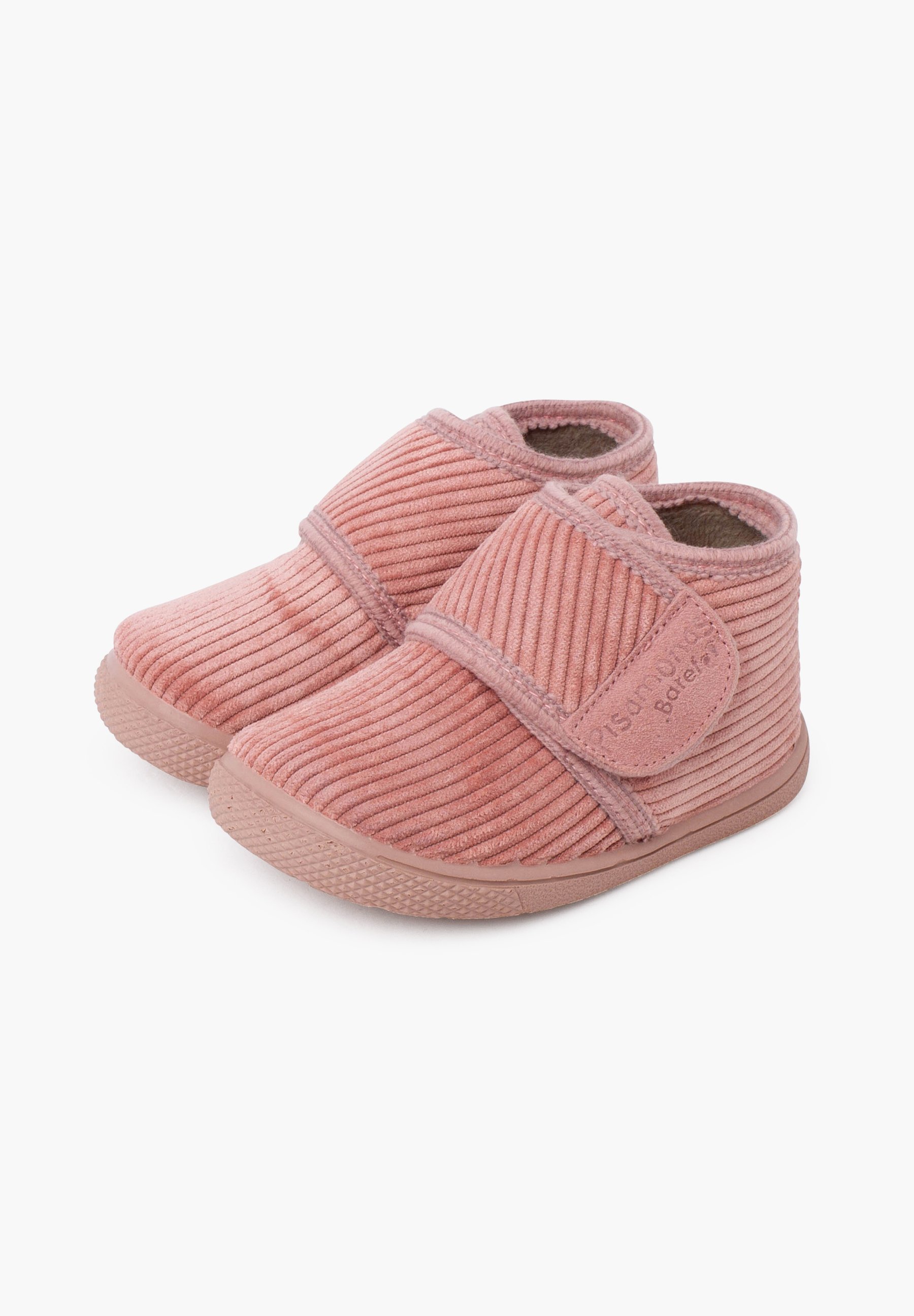 Pisamonas Corduroy Strap - Eerste schoentjes - Roze