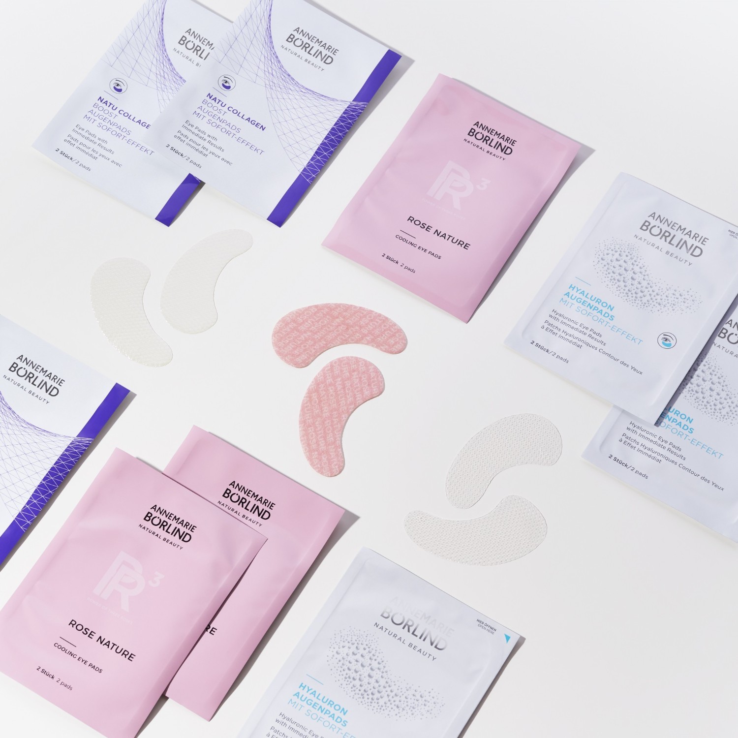 ANNEMARIE BÖRLIND flasteri za oči NATUCOLLAGEN BOOST 6 x 2 komada - 1 komad