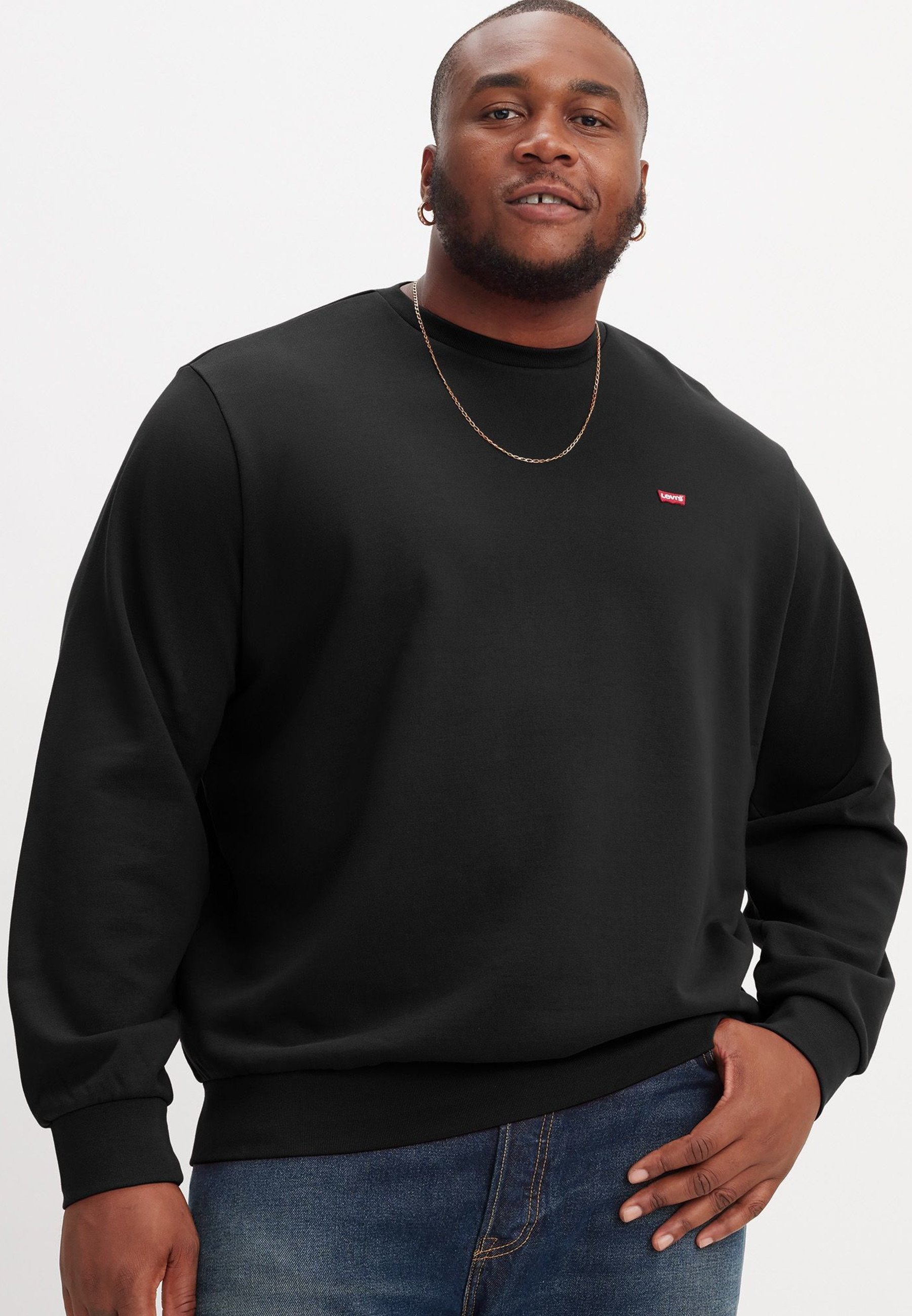 Levi's® Plus BIG ORIGINAL CREW - Sweat-shirt - caviar