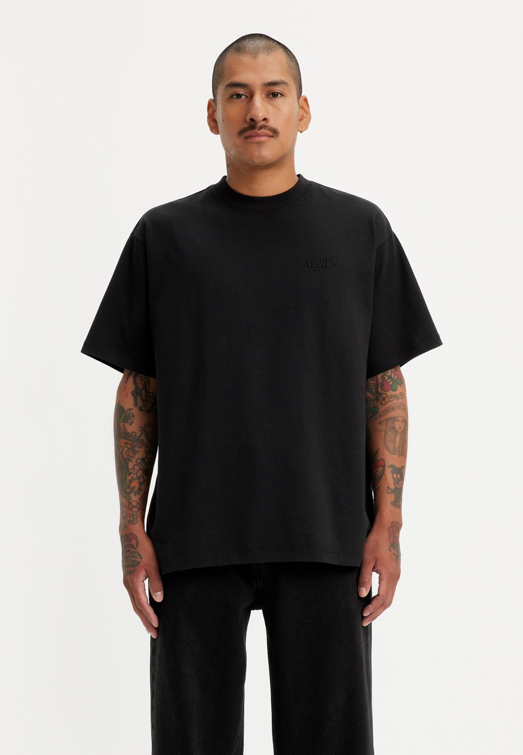 Levi's® VINTAGE - Basic T-shirt - mineraalzwart