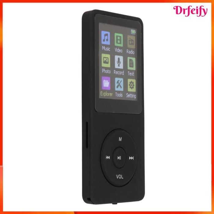 Lettore musicale - AKOZON - MP4 - LCD da 1,8 pollici - Supporta 64 GB - Qualità audio senza perdita di dati