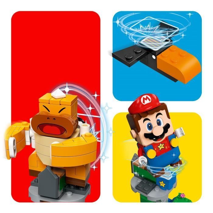 LEGO® 71388 Super Mario Ensemble d’Extension La Tour Infernale du Boss Frère Sumo, Jouet Enfant 6 ans, Jouet à Collectionner