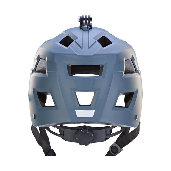 Casque de vélo avec support pour caméra d'action, gris, 54-58 cm