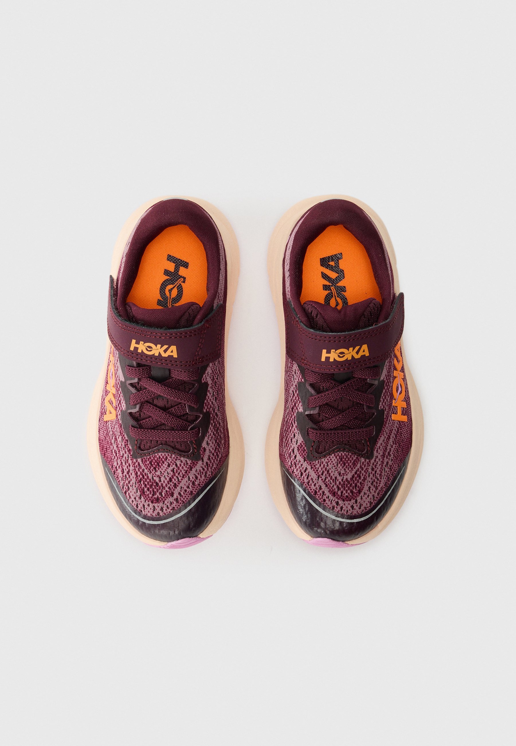 HOKA RINCON 4 LITTLE UNISEXE - Chaussures de trail running - noir cerise/mauve classique