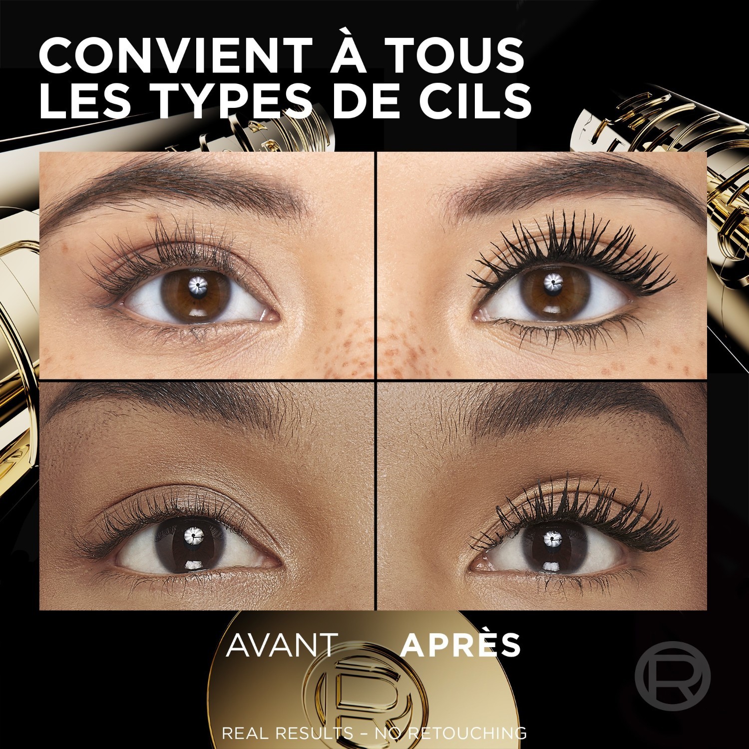 L'Oréal Paris maskara za volumen Million Lashes Panorama - 10,5 ml