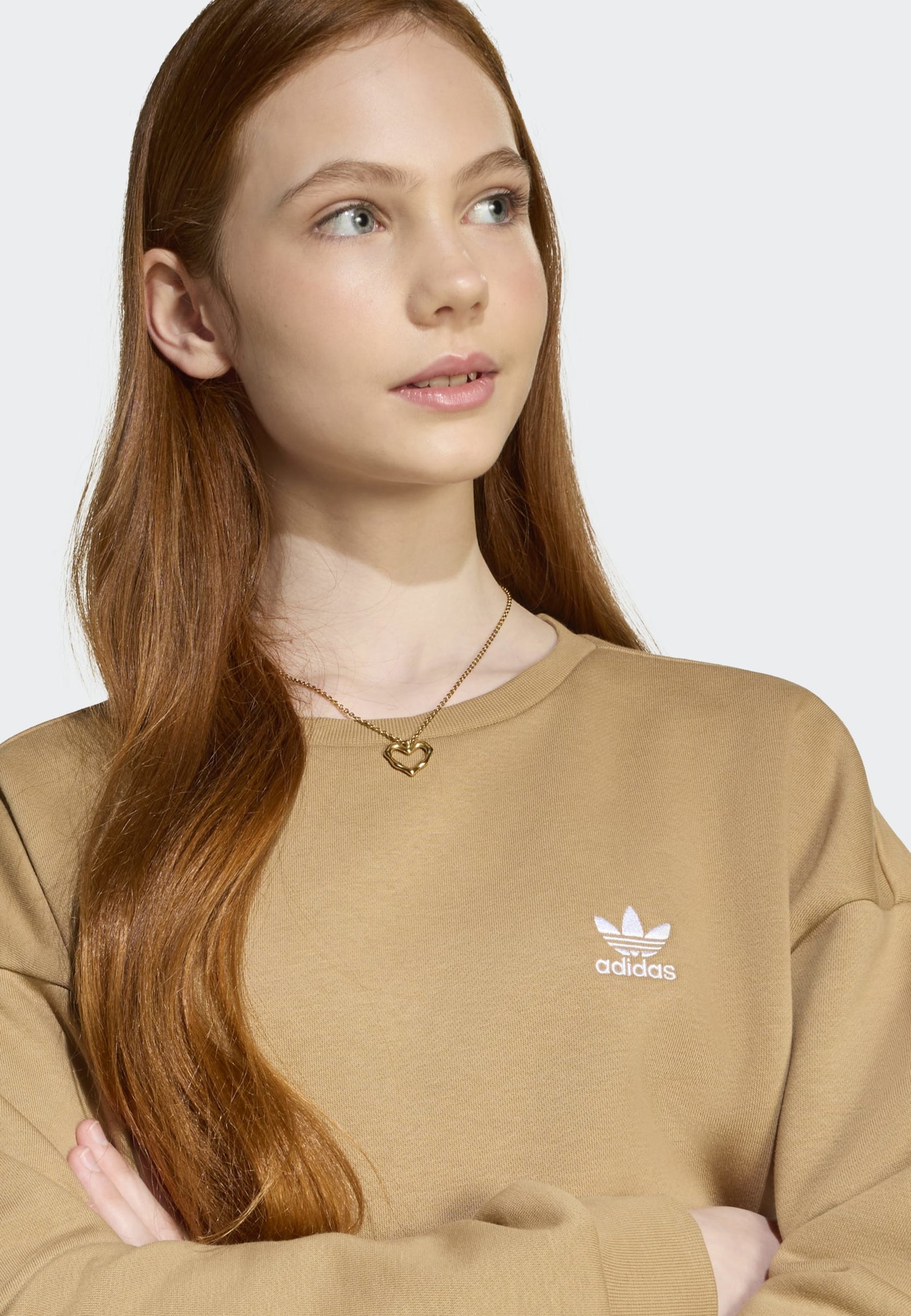 adidas Originals BOYFRIEND CREW - Mikina - cardboard