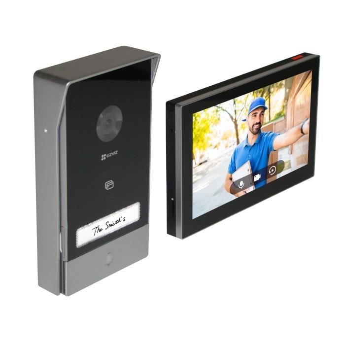 Sistema de videoportero EZVIZ - HP7 - Resolución 2K - Visión nocturna - Conexión por cable