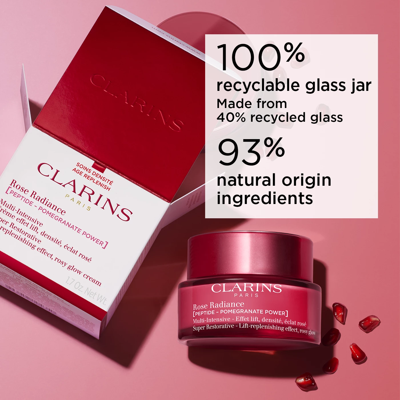 Clarins Rose Radiance Super Restorative arcápoló 50 ml