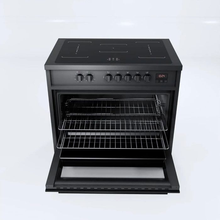 Placa de inducción - GURARI - E 913 BL - 90 cm - 121 L - 5 zonas de inducción con función booster