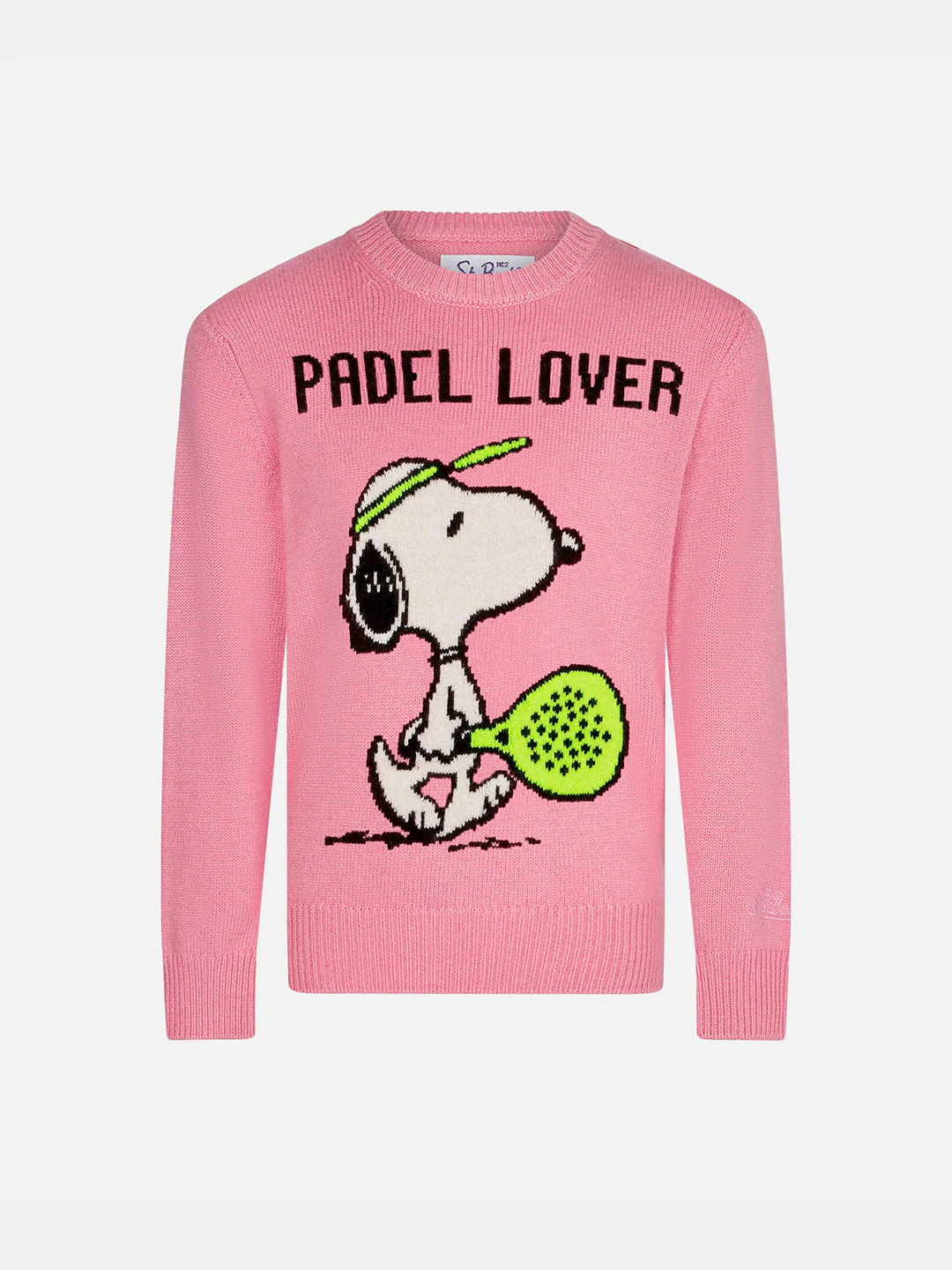 Maglione da bimba girocollo con jacquard Snoopy Padel | SNOOPY PEANUTS