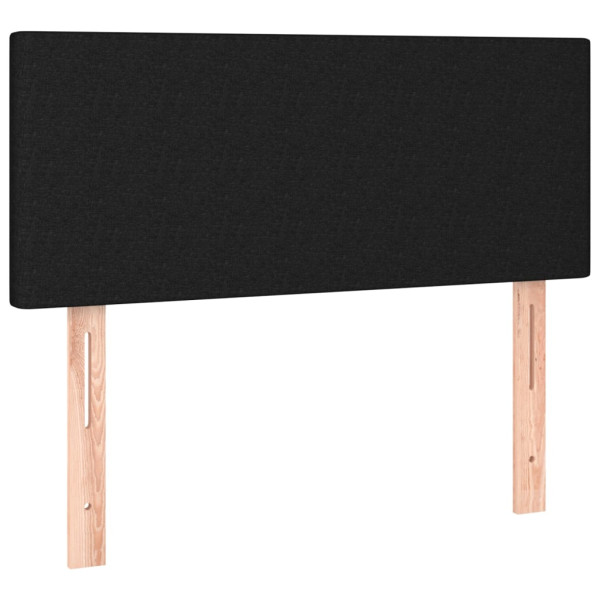 Wezgłowie Czarny 80 cm Tkanina Low vidaXL
