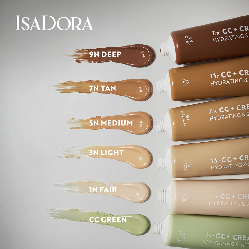 IsaDora CC + Cream Feuchtigkeitsspendende CC-Creme LSF 30