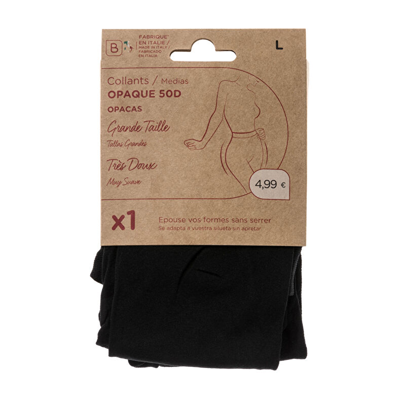 Calcetines y medias negras para mujer