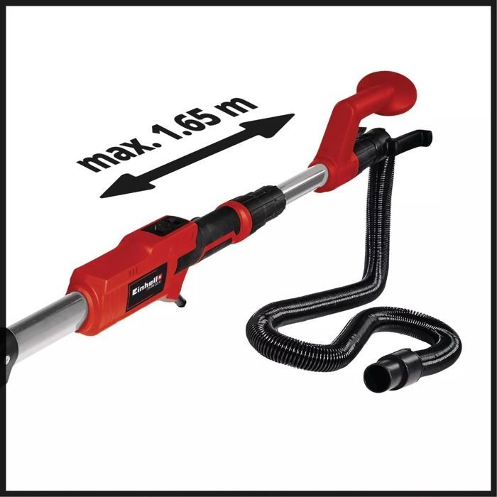 Einhell Ponceuse girafe TE-DW 225 X (750 W, porte-balais à ressorts, manche 165 cm max) Livré en coffret avec disques