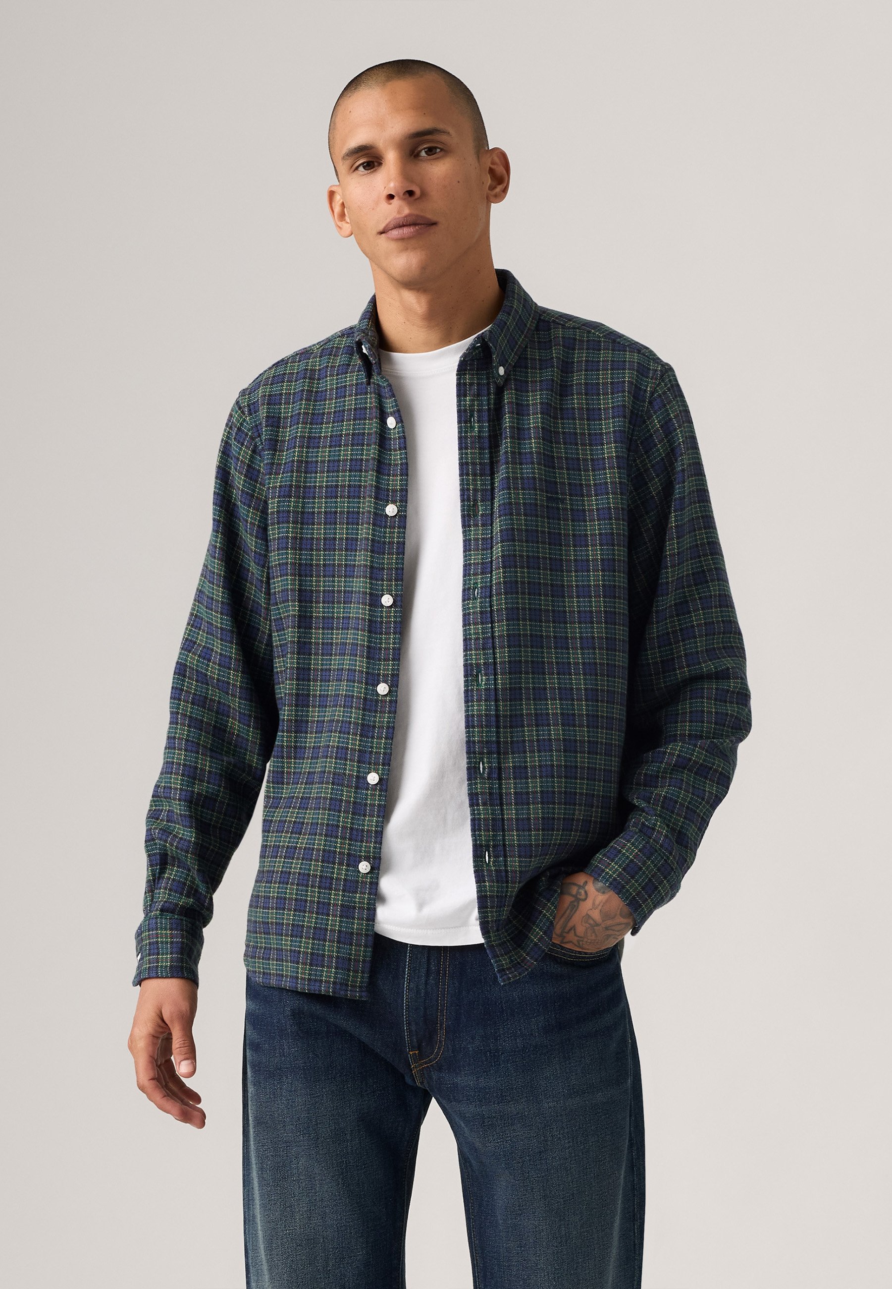 Levi's® AUTHENTIC BUTTON DOWN - Shirt - star sapphire