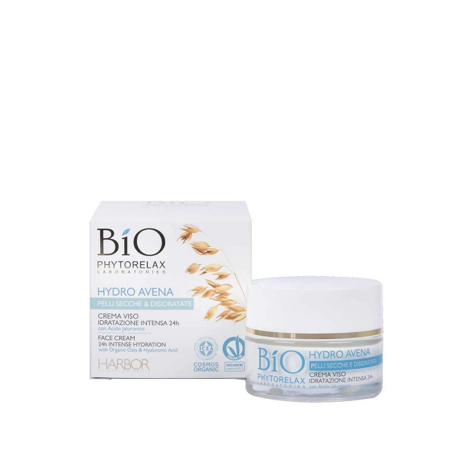 Skincare Vegan & Organic Crema Viso Idratazione Intensa 24H - Tratt.viso 24 ore idratante