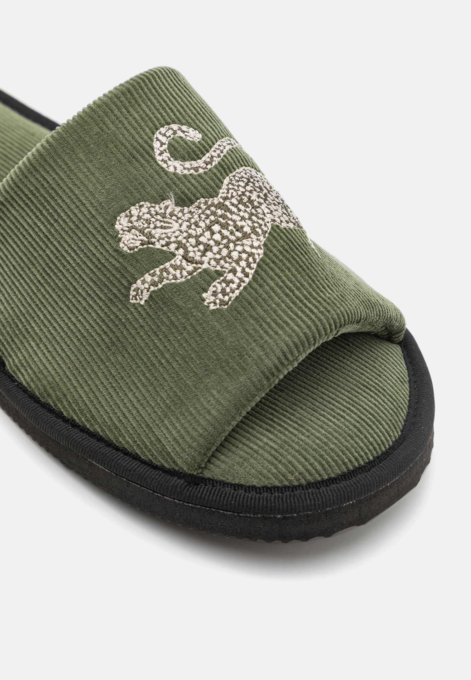 Desmond & Dempsey SLIDE UNISEX - Pantofole - verdi