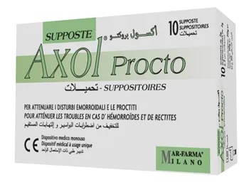 Supositorios Axol Procto 10 g