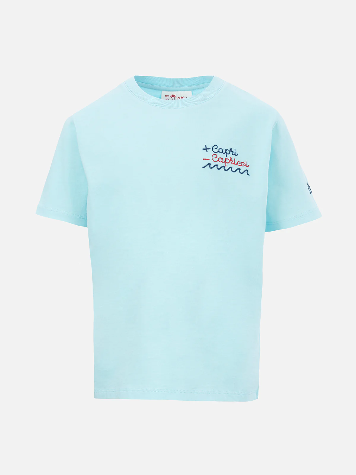 Portofino Jr katoenen jersey T-shirt voor jongens met Capri-borduurwerk