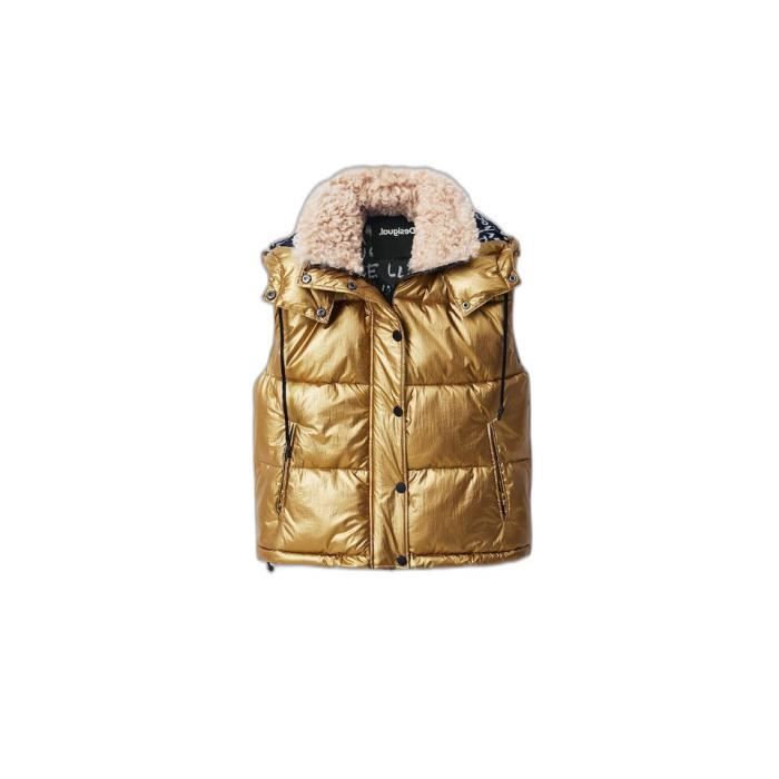 Doudoune femme Desigual Gotemburgo - doré - XS