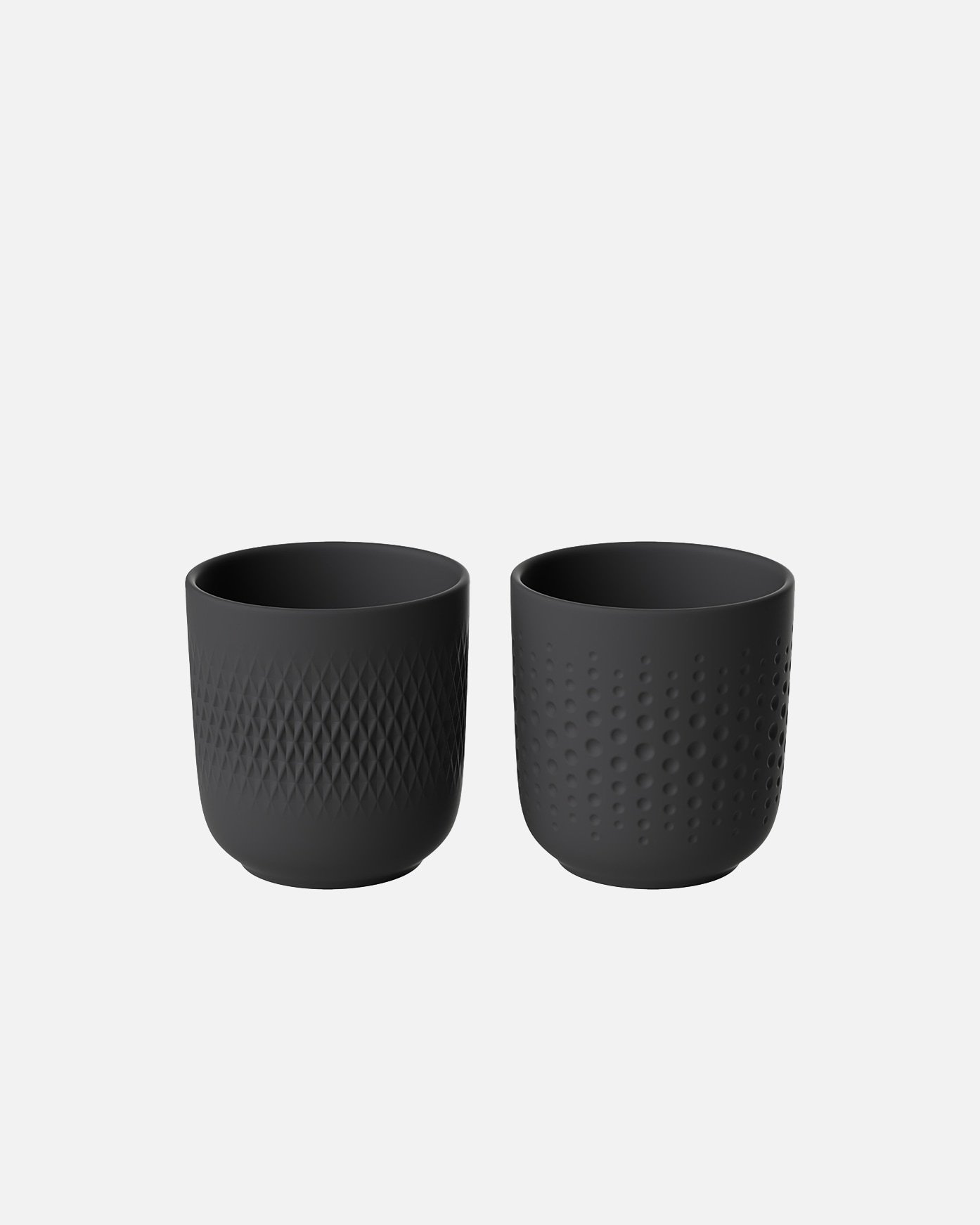 Villeroy & Boch puodelių rinkinys, 2 dalys, „Collier noir“ modelis – 1 dalis