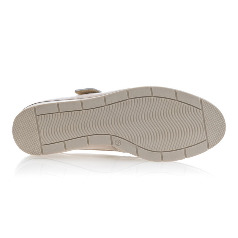 Beige ballerina's/Mary Janes voor dames