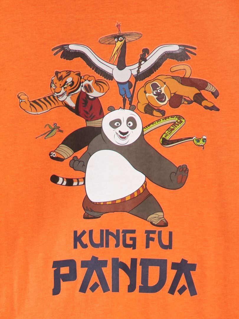 DreamWorks Animation 'Kung Fu Panda' Conjunto de pijama - 2 piezas - Naranja