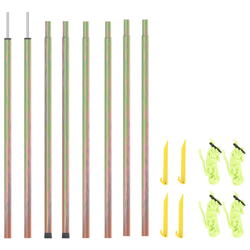 Vidaxl 200 cm 2-delt skyggestang til sejl