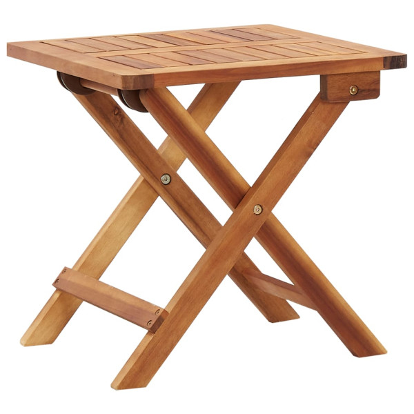 VidaXL Stolik kawowy Brąz 40 x 40 x 40 cm Drewno akacjowe