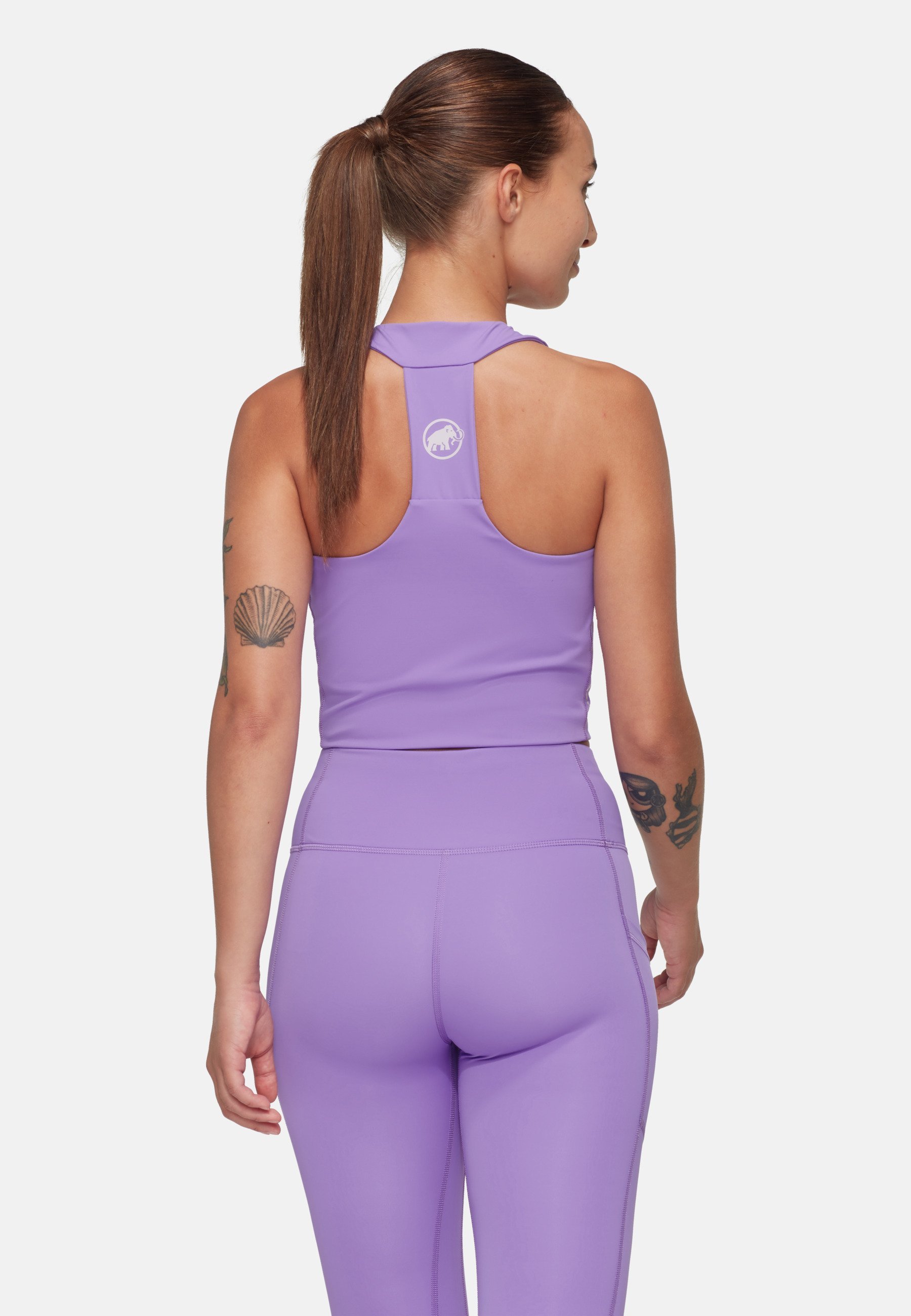Mammut MASSONE - Brassières de sport à maintien moyen - lavandin