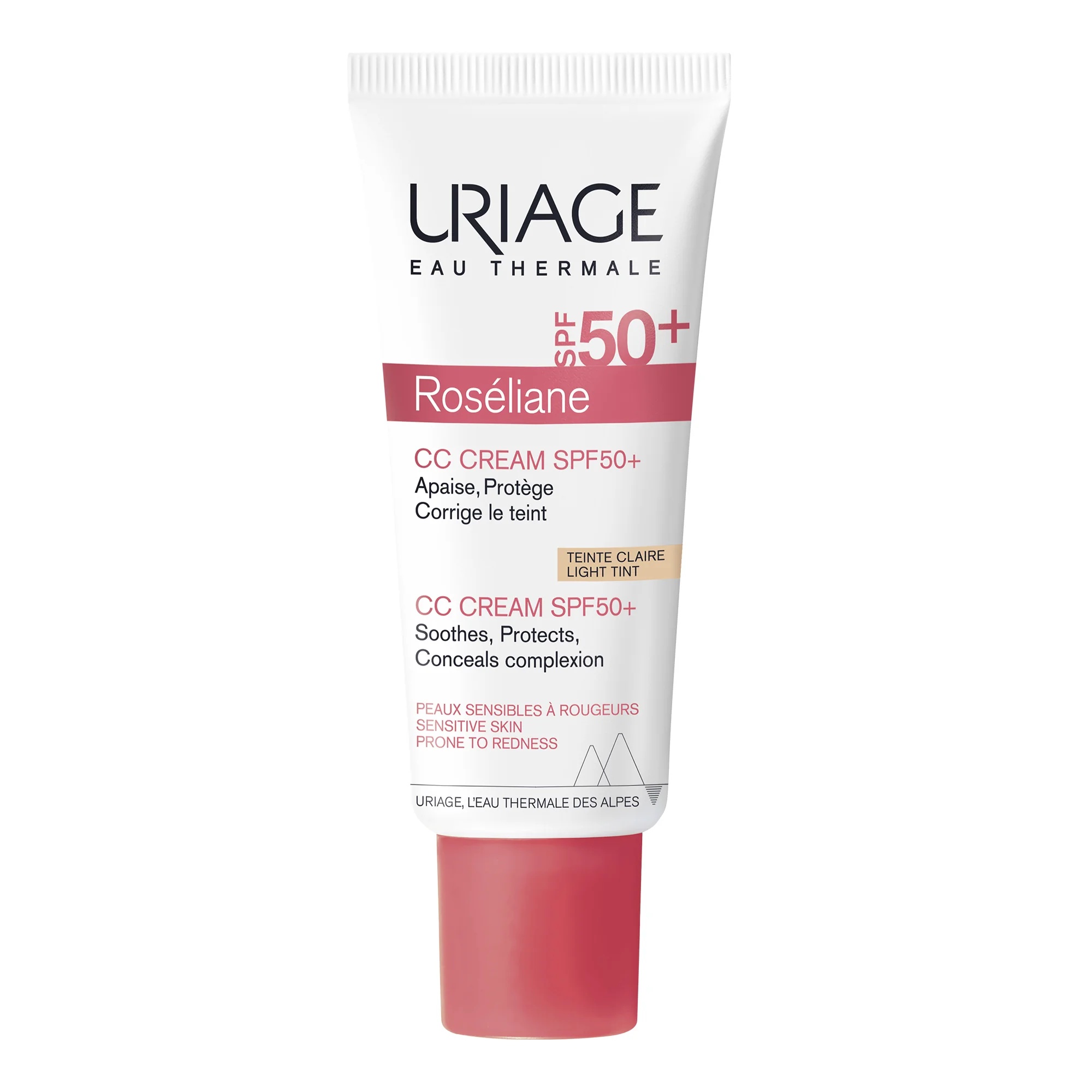URIAGE Roseliane CC Cream LSF 50+ 40 ml gegen Hautrötungen
