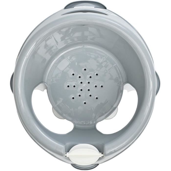 Anillo de baño infantil THERMOBABY AQUAFUN, gris - Juguete blanco