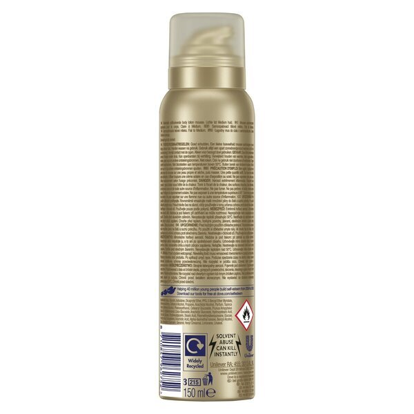 Dove Derma Spa Summer Revived pjena za tijelo srednje do tamne boje 150 ml