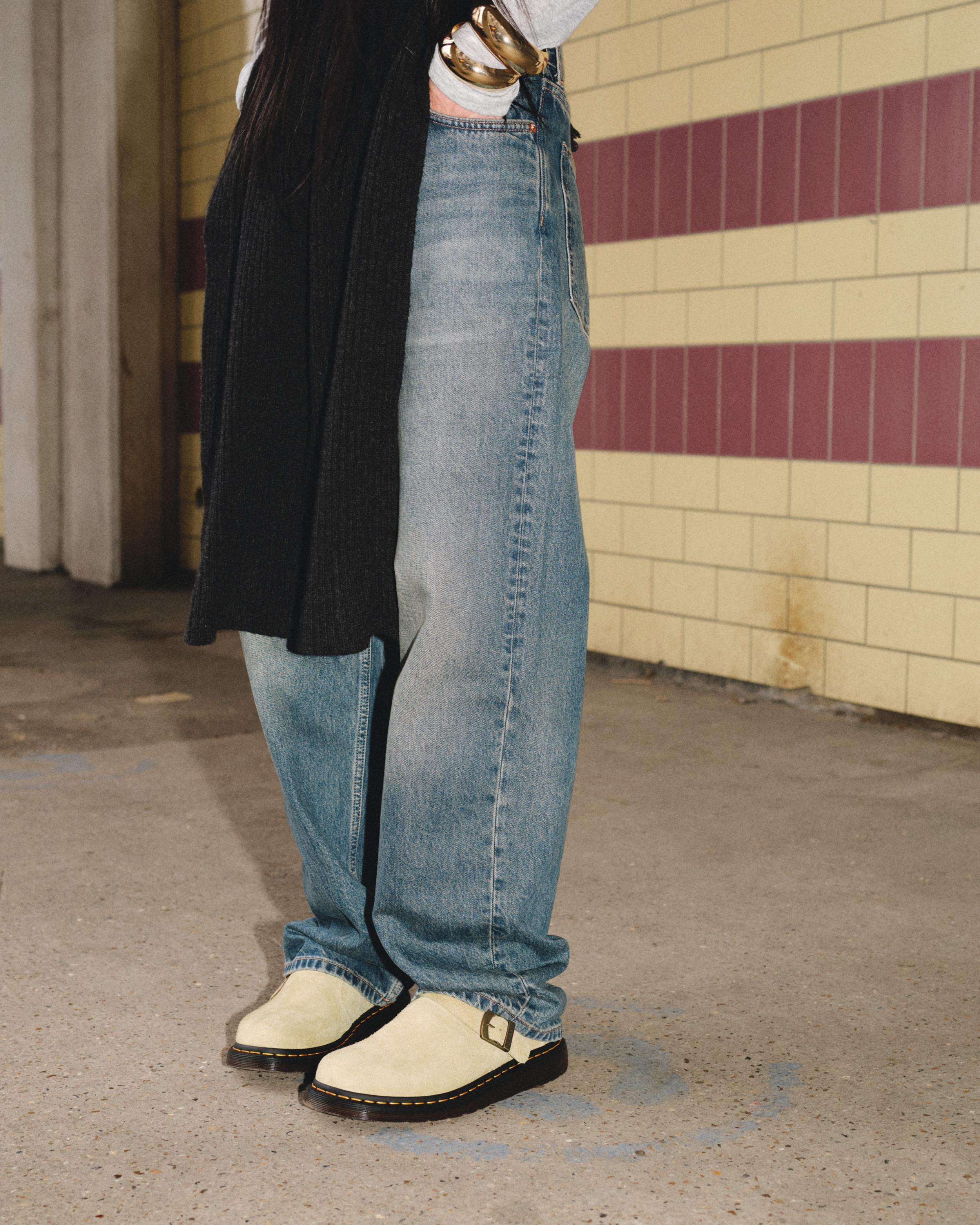 Isham Desert Oasis Suede Mules