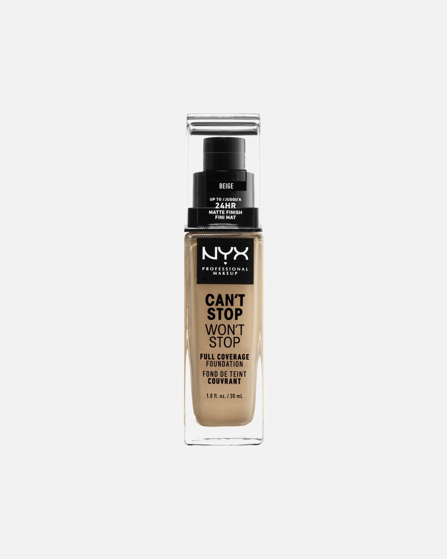 Base de maquillaje NYX Professional Makeup Wedding Can't Stop Won't Stop Cobertura total - 30 ml