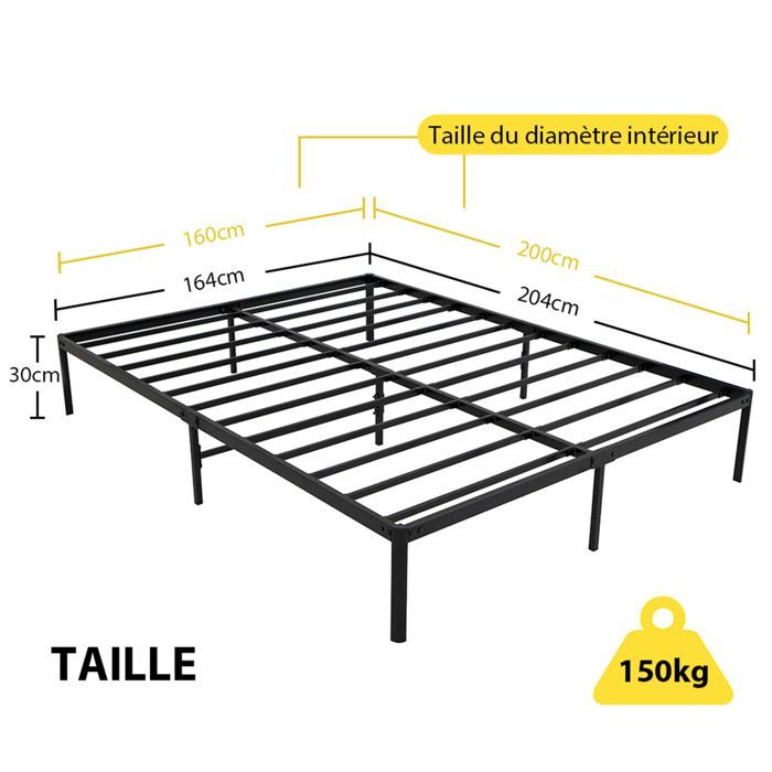 Juego de colchón Frixovel de 160x200, cama, edredón y 2 almohadas.