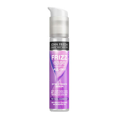 John Frieda Frizz Ease All In 1 Strength Serum Fugtgivende og Anti-Frizz Serum til Tykt Hår 50 ml